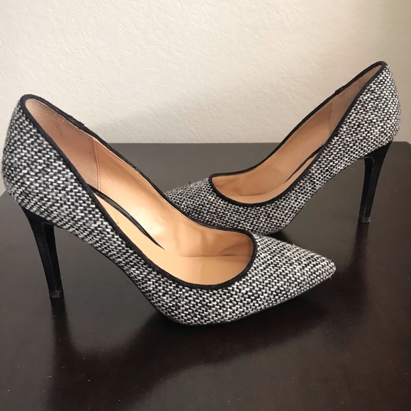 Isaac Mizrahi Shoes - ISAAC MIZRAHI Islamist Tweed Pointed Heels Pumps 8